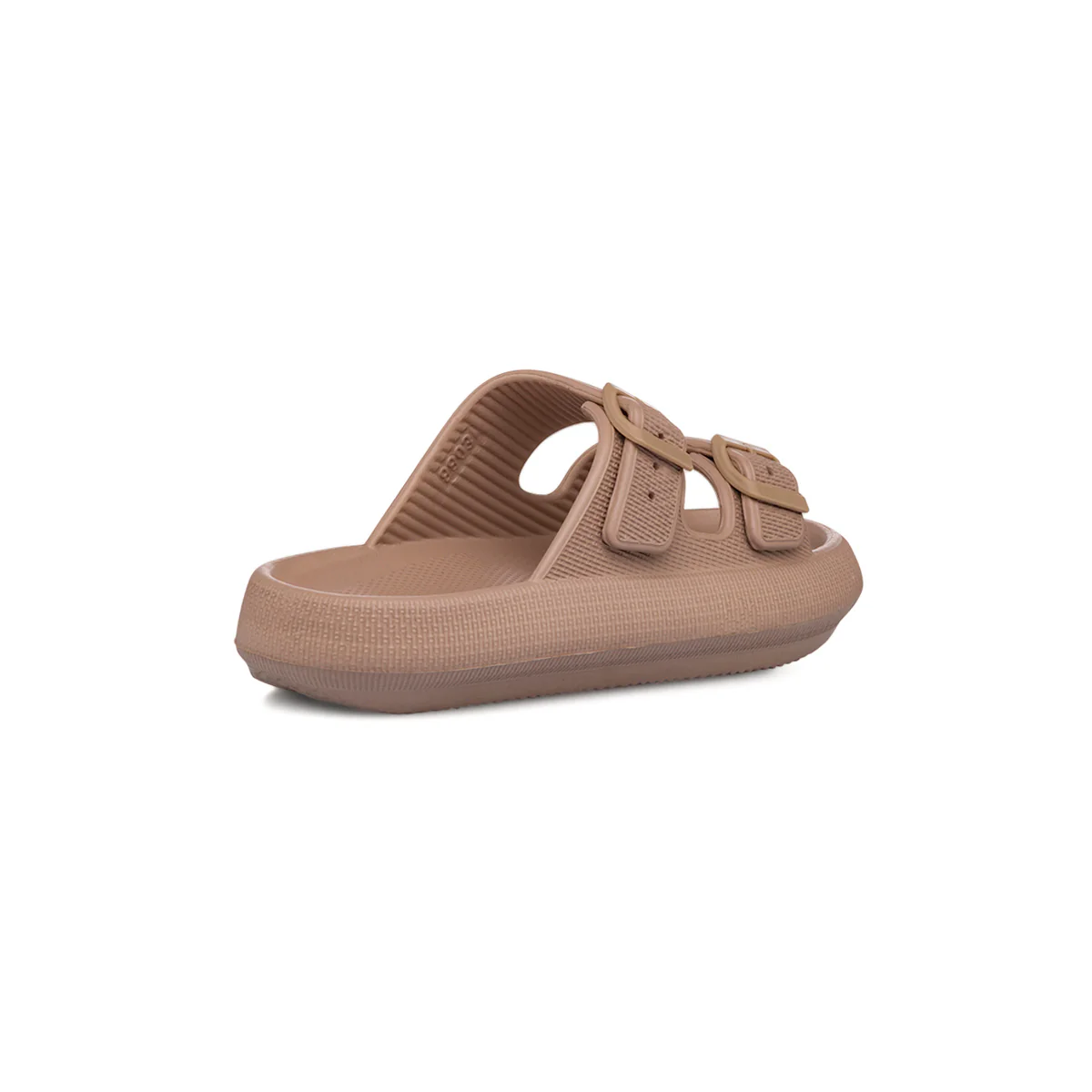 Ciabatte taupe da Donna con doppia fibbia regolabile Lora Ferres On The Beach - Image 3