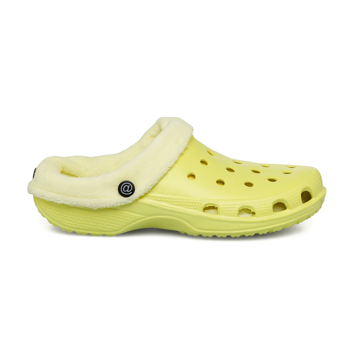 Ciabatte traforate gialle da donna con pelliccia sintetica Mi@MI