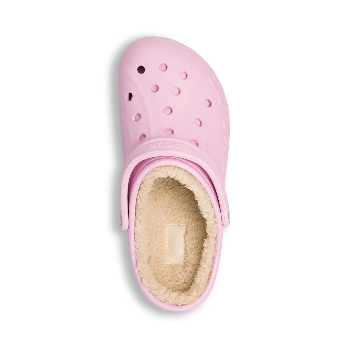 Ciabatte Baya Lined Clog Unisex rosa foderate in caldo pile Crocs - Image 5
