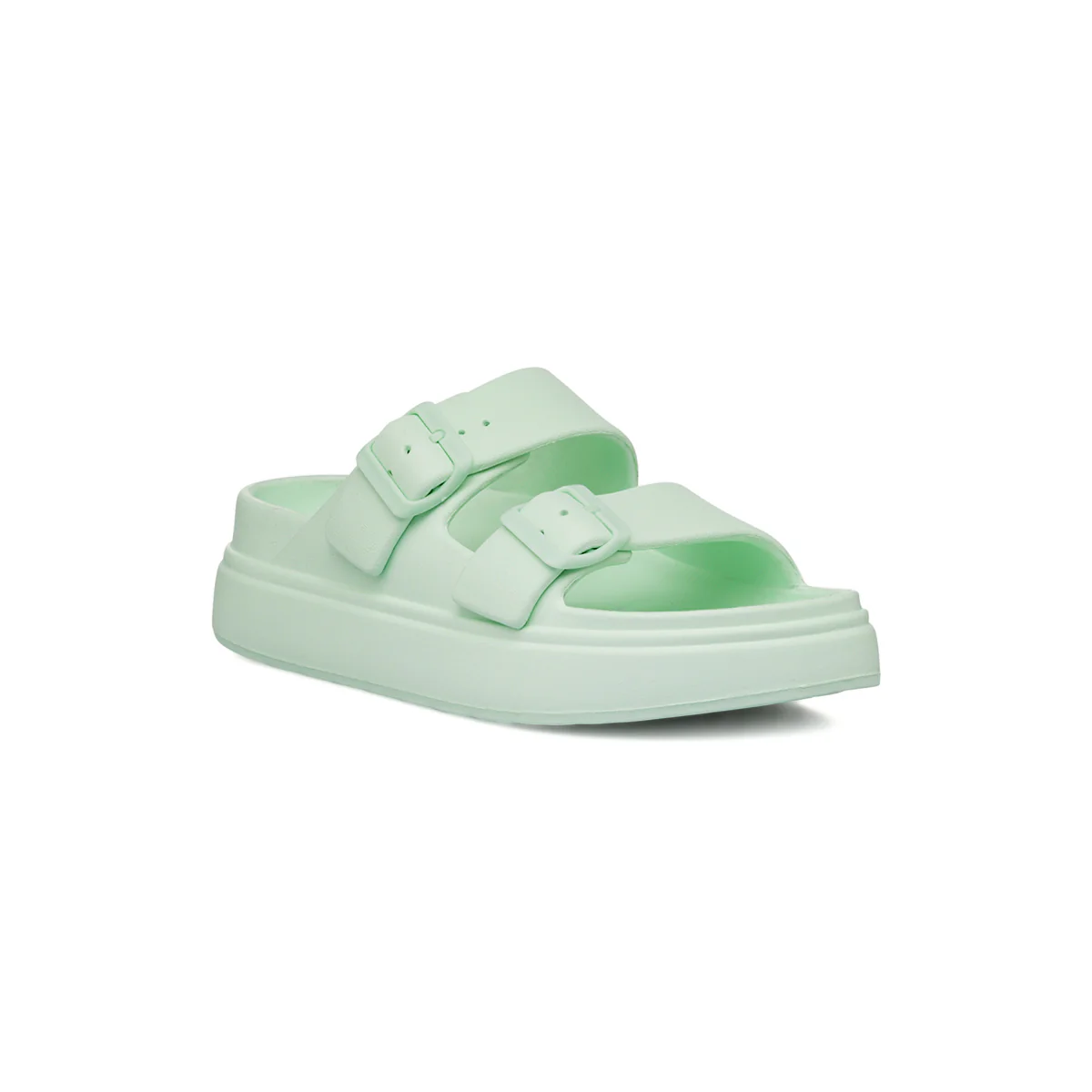 Ciabatte verdi da Donna con suola platform Lora Ferres On The Beach - Image 2