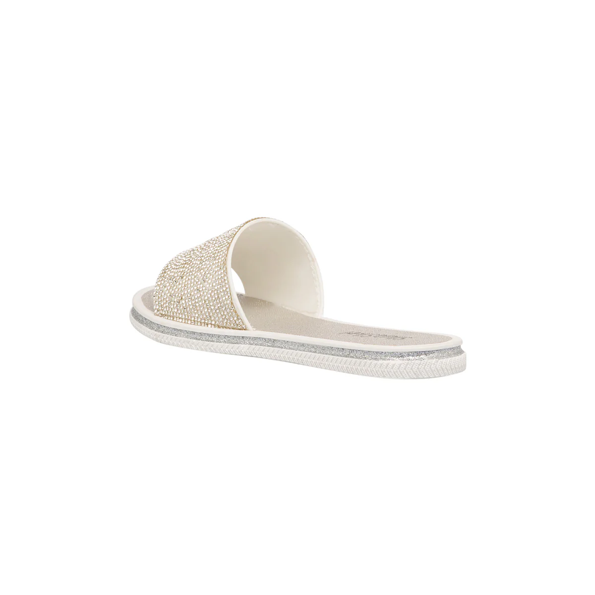 Ciabattine bianche con strass da donna Silvia Sikel - Image 3