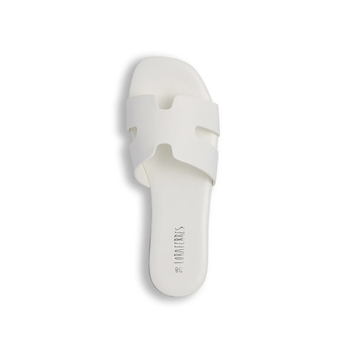 Ciabattine da Donna bianche con fascia a intaglio Lora Ferres - Image 6