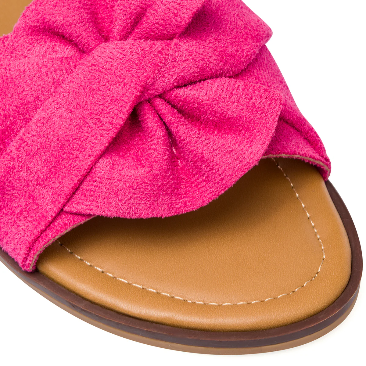 Ciabattine eleganti da donna fucsia con fiocco LoraFerres - Image 5