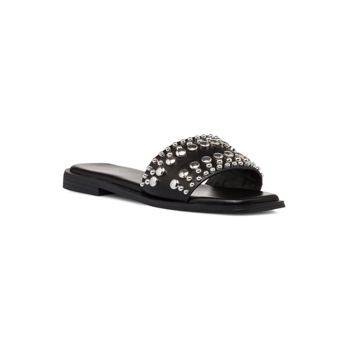 Ciabattine eleganti da donna nere con borchie Swish Jeans - Image 5