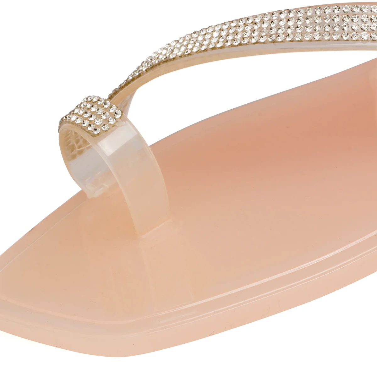 Ciabattine infradito nude con strass da donna Lora Ferres On The Beach - Image 5