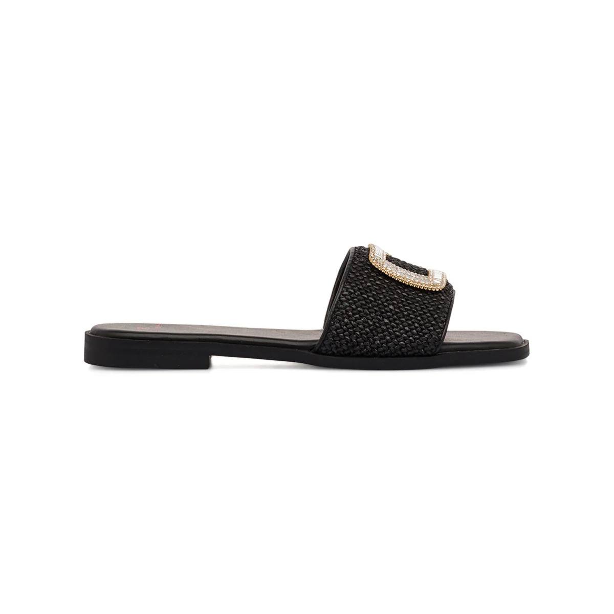 Ciabattine Nere da Donna con fibbia Gioiello Swish Jeans