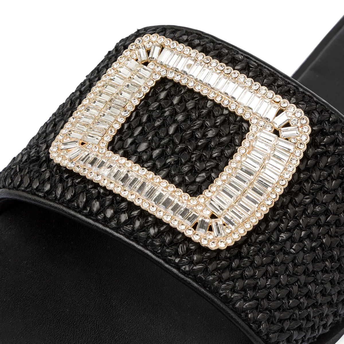 Ciabattine Nere da Donna con fibbia Gioiello Swish Jeans - Image 4