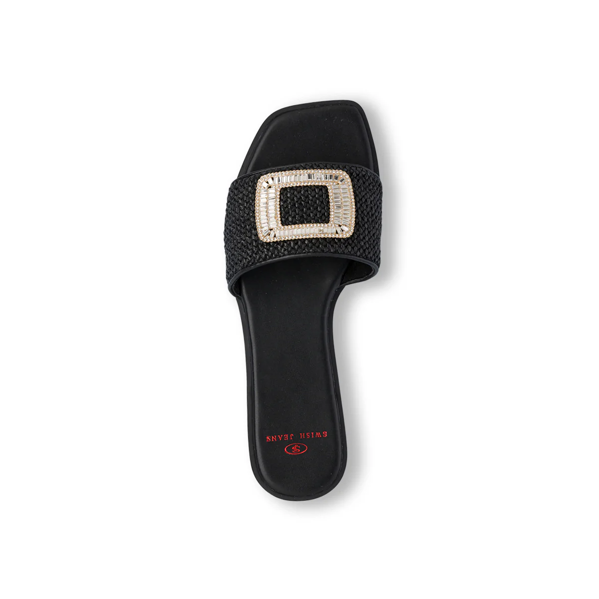 Ciabattine Nere da Donna con fibbia Gioiello Swish Jeans - Image 5