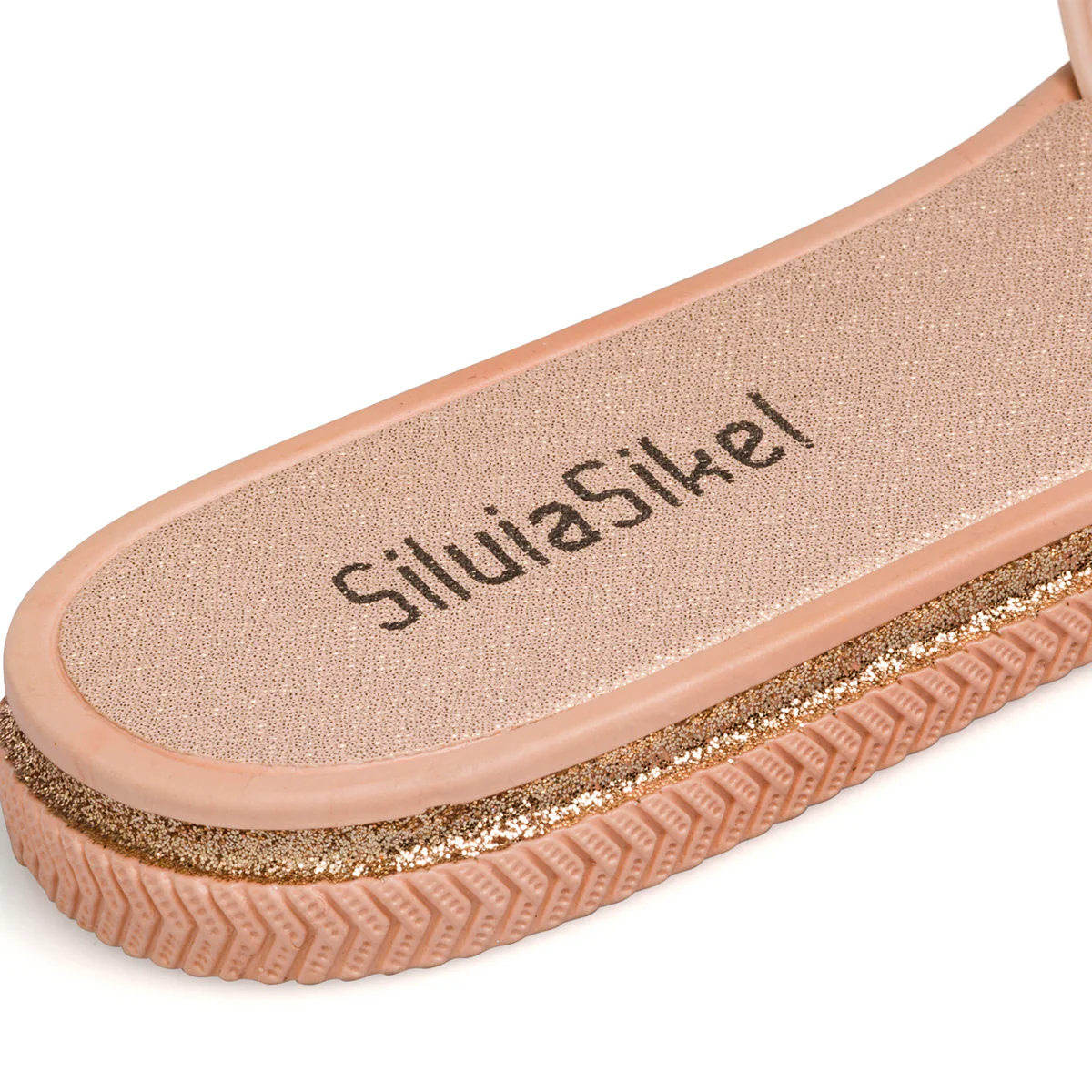 Ciabattine rosa con strass da donna Silvia Sikel - Image 6