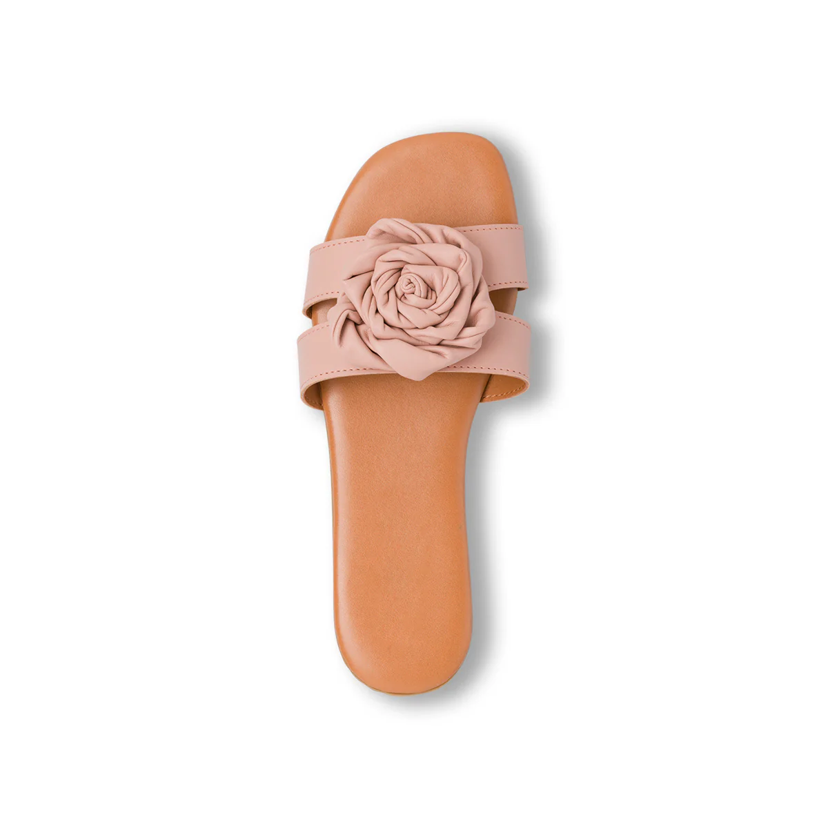 Ciabattine Flat Rosa da Donna con dettaglio fiore in rilievo Lora Ferres - Image 5