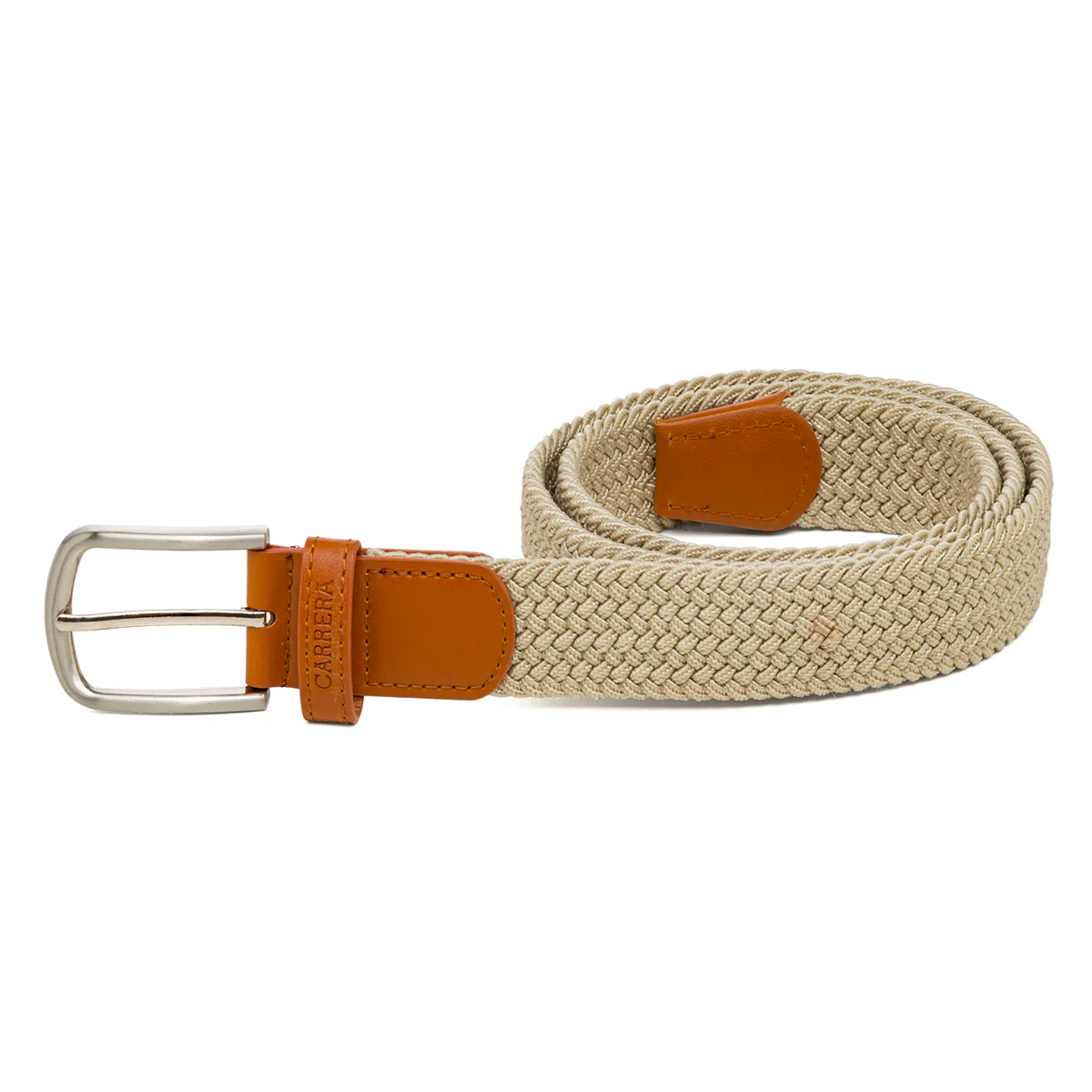 Cintura beige effetto intrecciato da uomo Carrera Jeans
