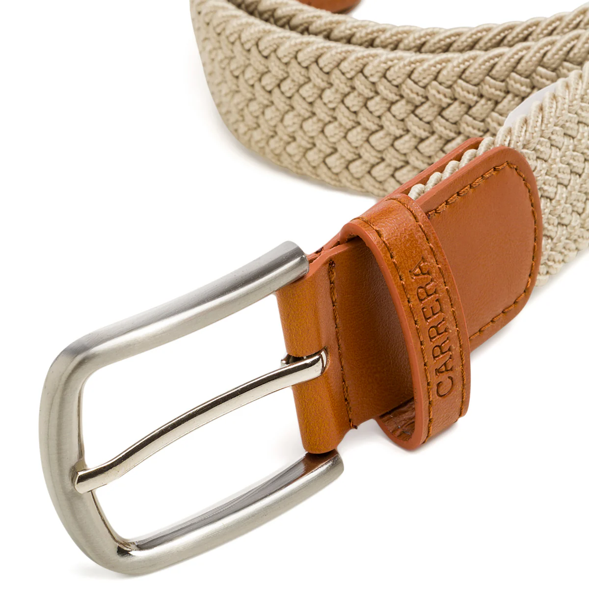 Cintura beige effetto intrecciato da uomo Carrera Jeans - Image 4