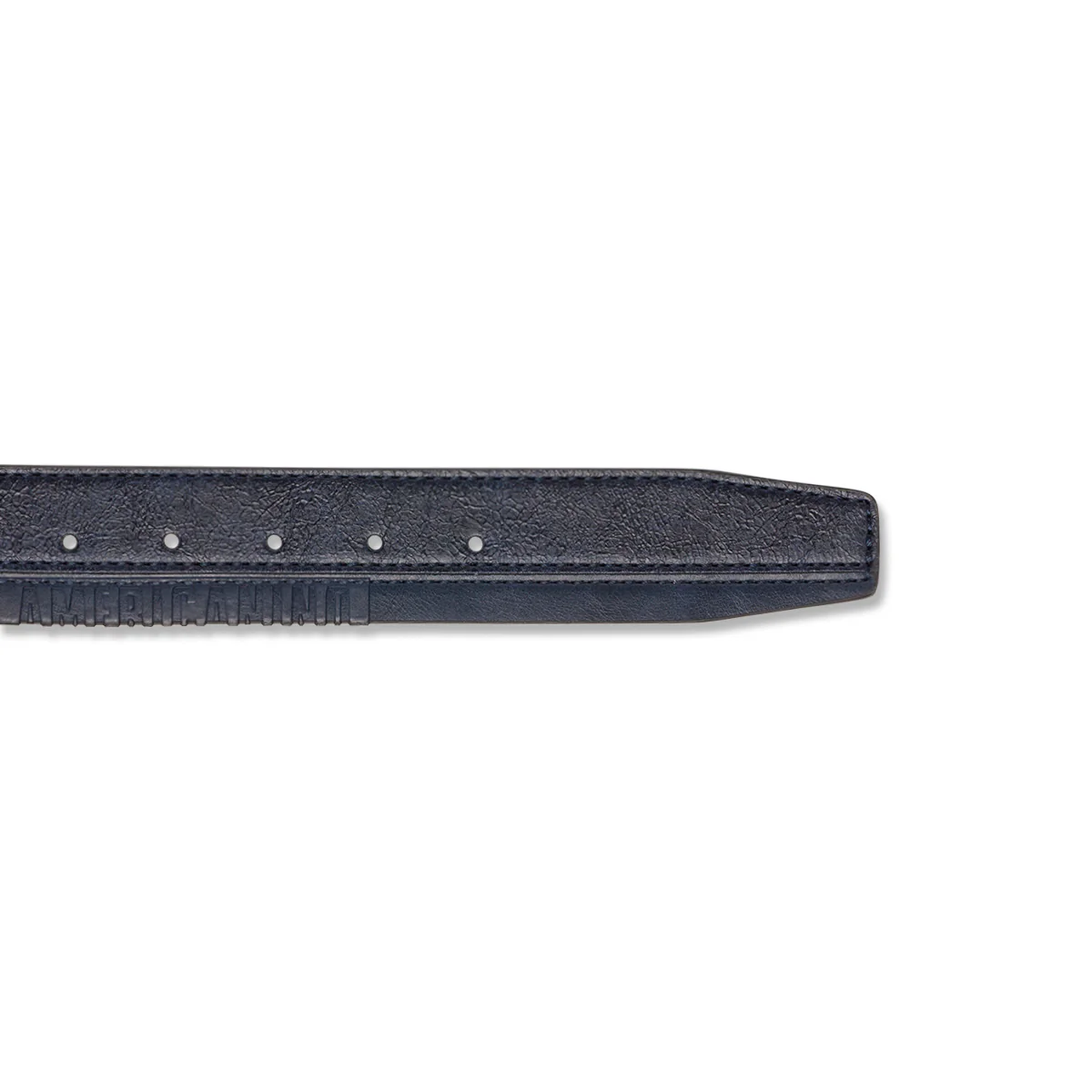 Cintura da Uomo Blu con Fibbia Rettangolare Americanino - Image 3