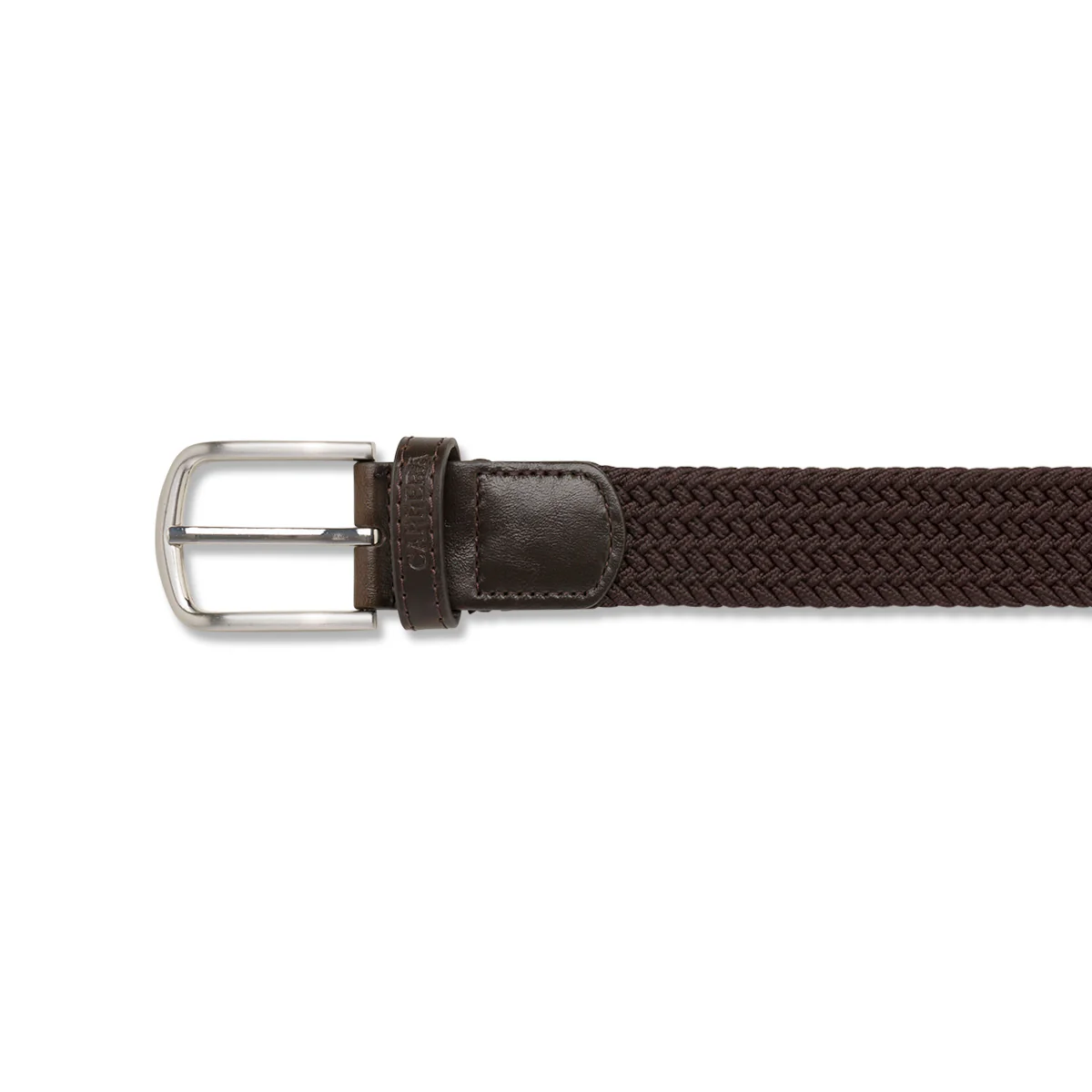 Cintura da uomo Carrera Jeans in tessuto marrone effetto intrecciato