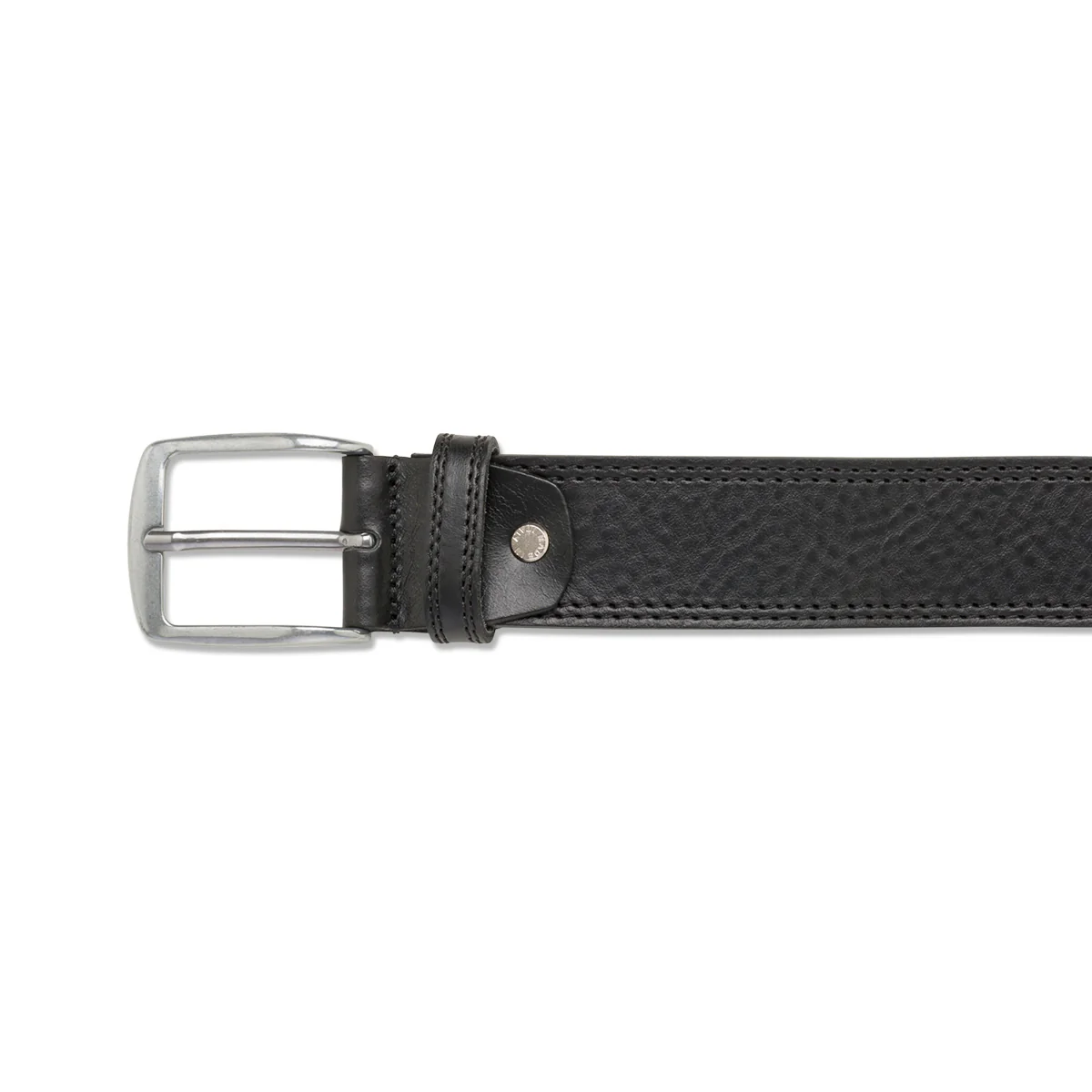 Cintura da uomo in pelle nera Ducati