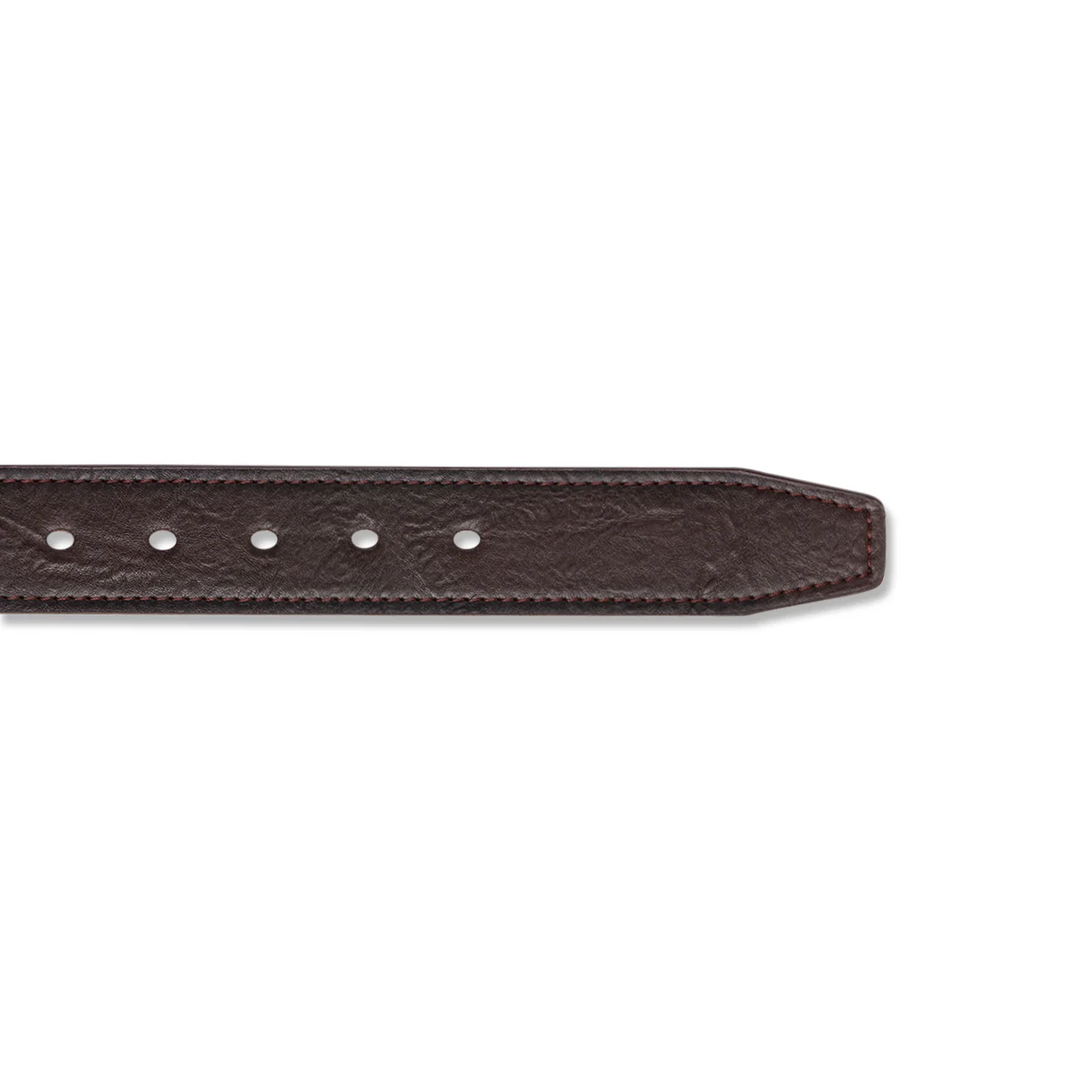 Cintura da Uomo Marrone con Fibbia Gunmetal Carrera - Image 3