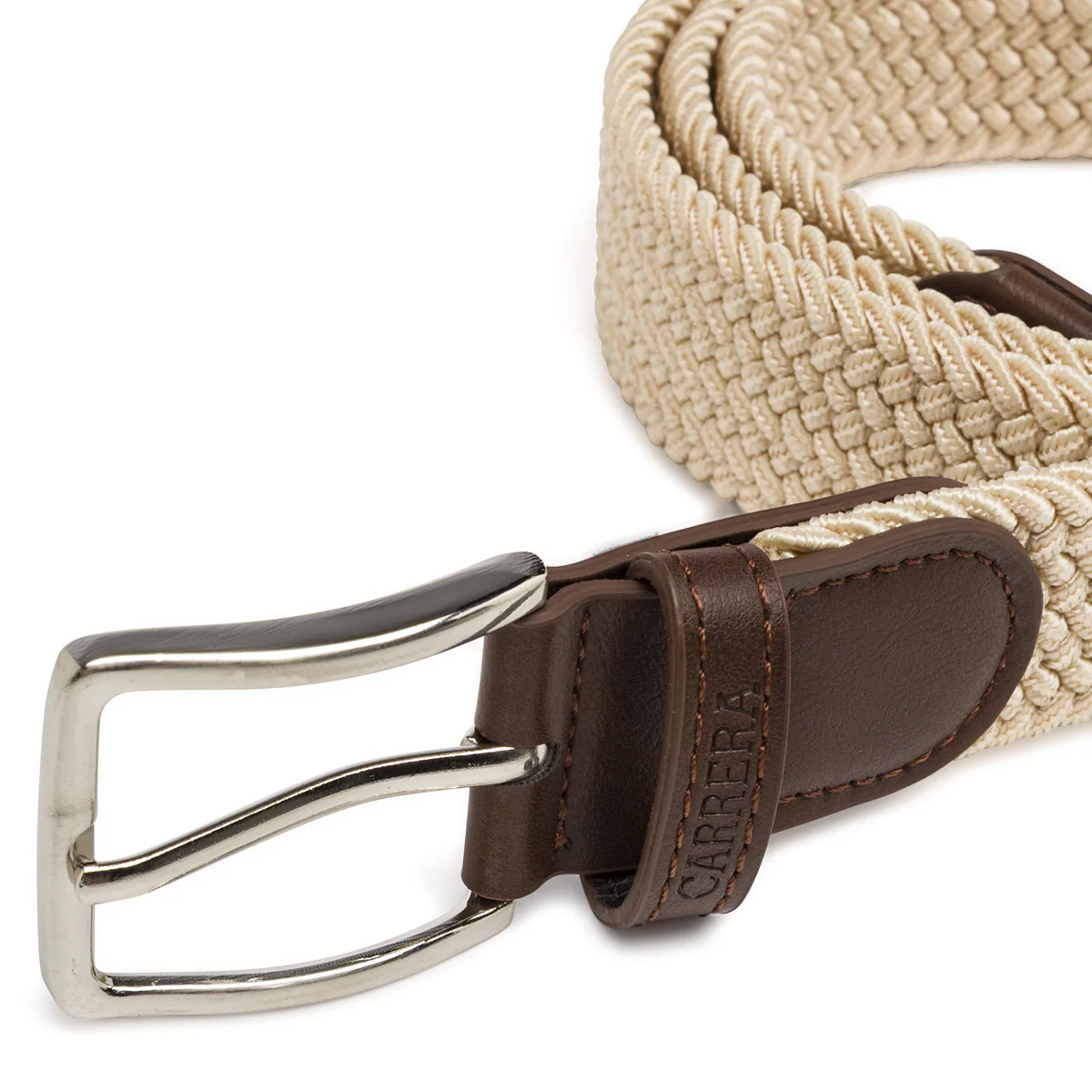 Cintura in Tessuto intrecciato da Uomo khaki Carrera Jeans - Image 4
