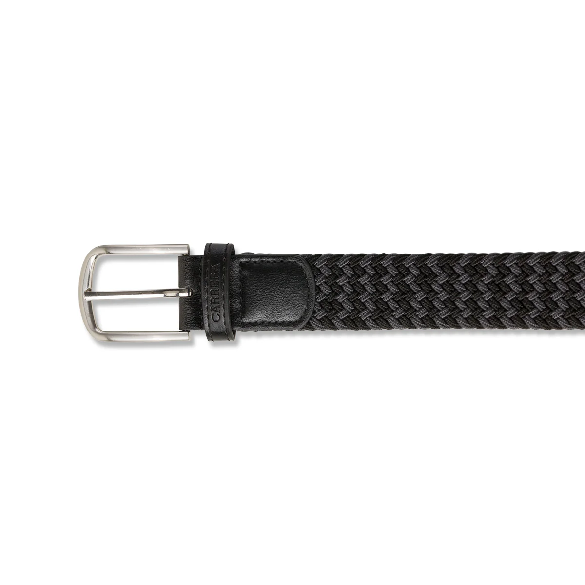 Cintura Intrecciata bicolore nero e grigio da Uomo Carrera - Image 2