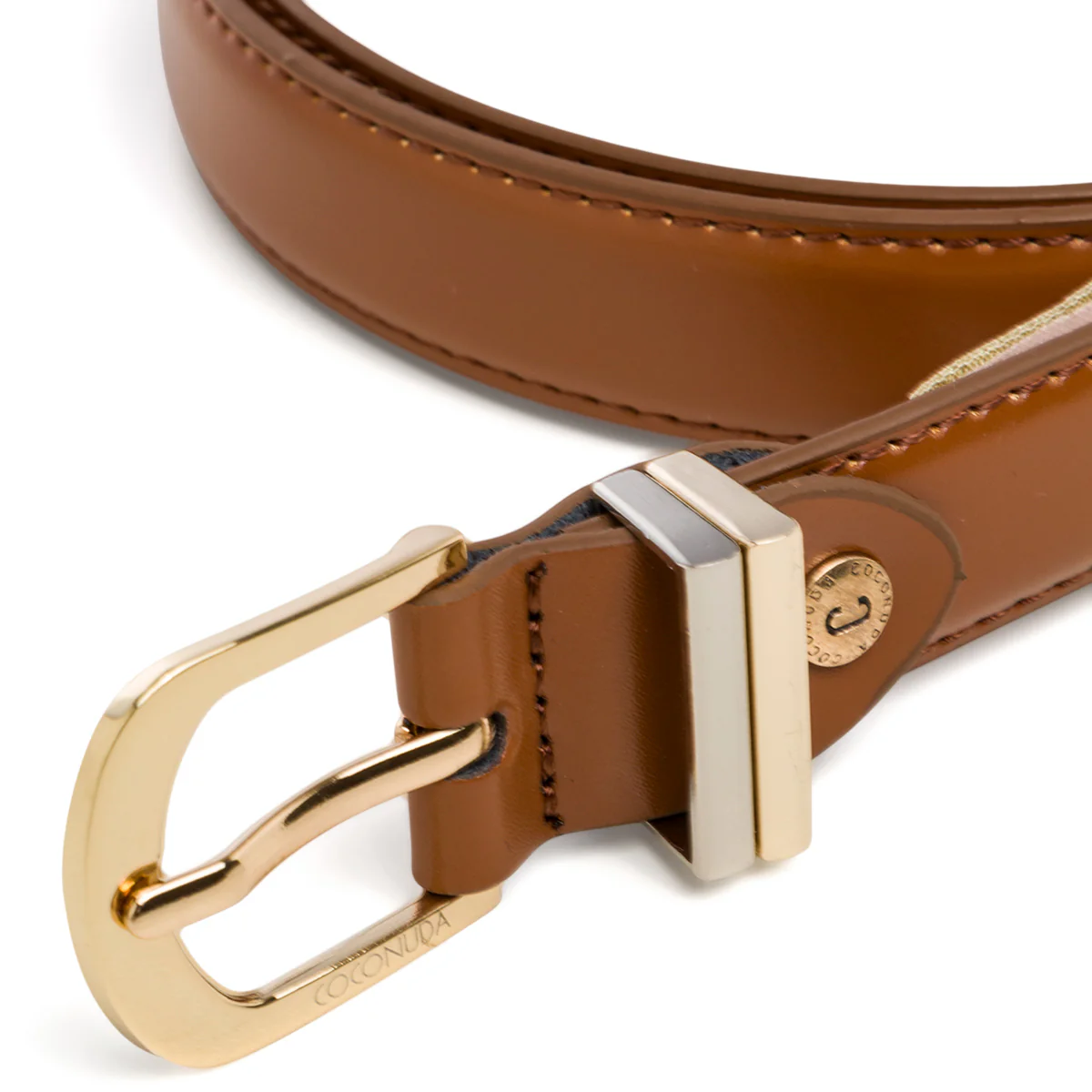 Cintura marrone da donna in pelle Coconuda - Image 4
