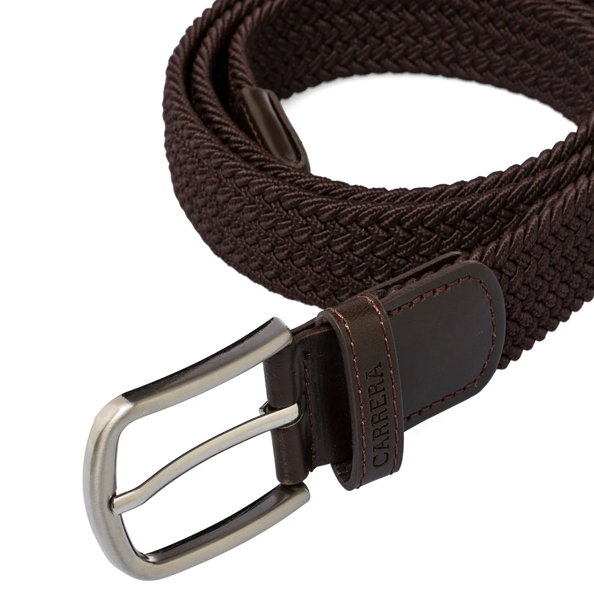 Cintura marrone da uomo effetto intrecciato Carrera Jeans - Image 2
