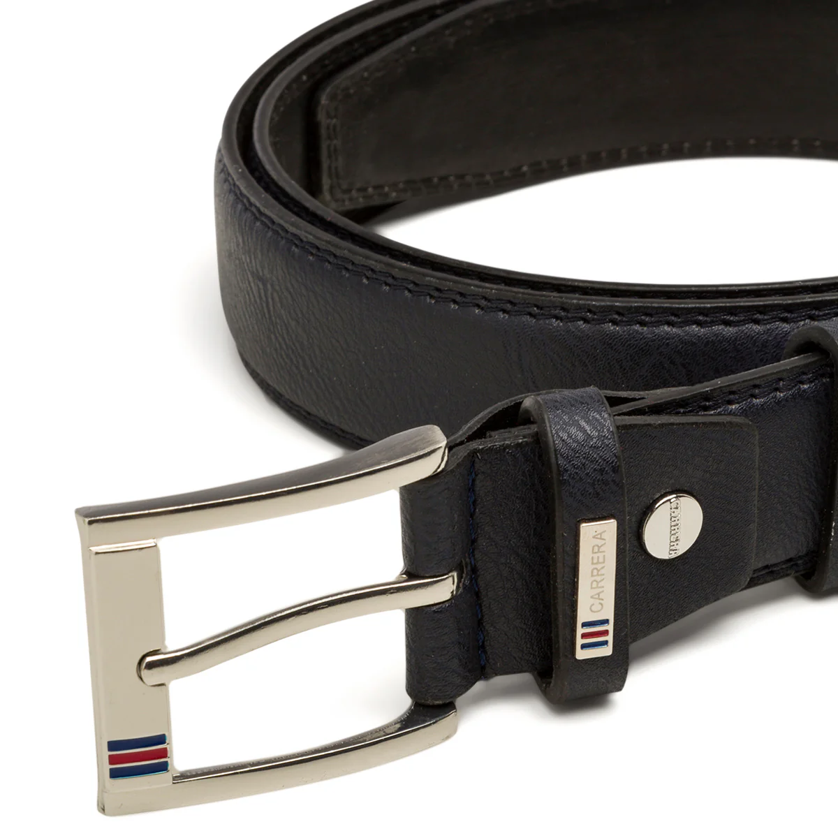 Cintura navy da Uomo con fibbia con dettaglio in contrasto Carrera Jeans - Image 4