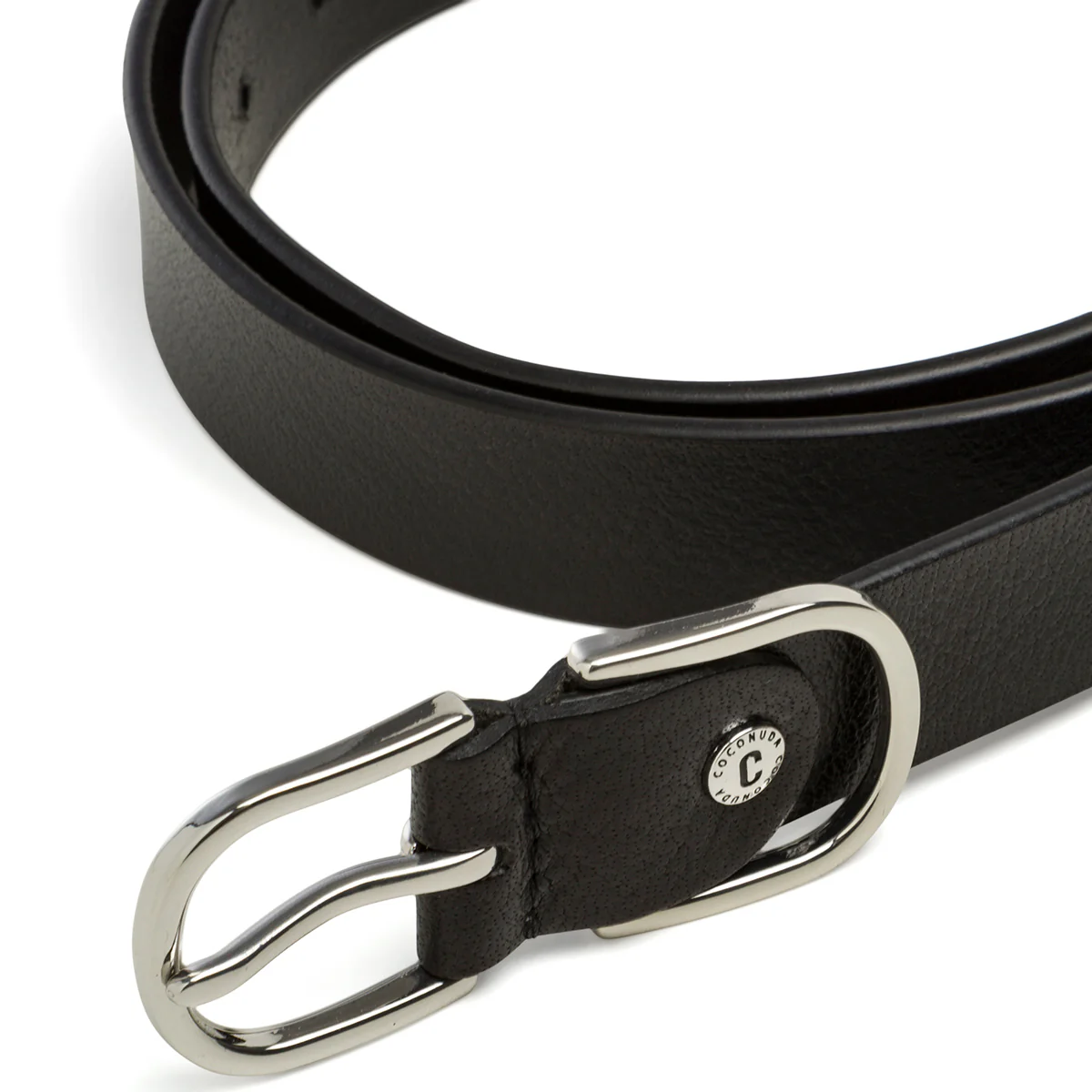 Cintura nera da donna in pelle Coconuda - Image 4