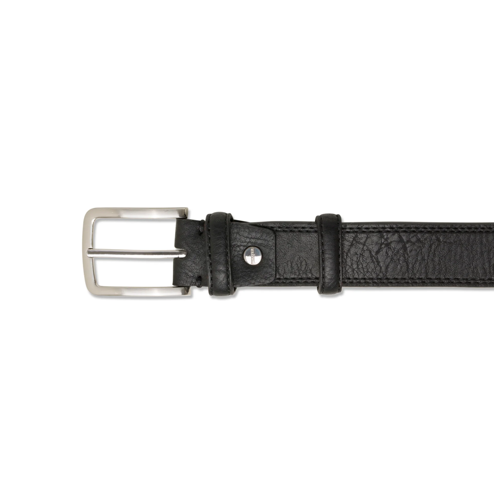 Cintura nera da Uomo casual con fibbia in metallo Carrera Jeans - Image 2