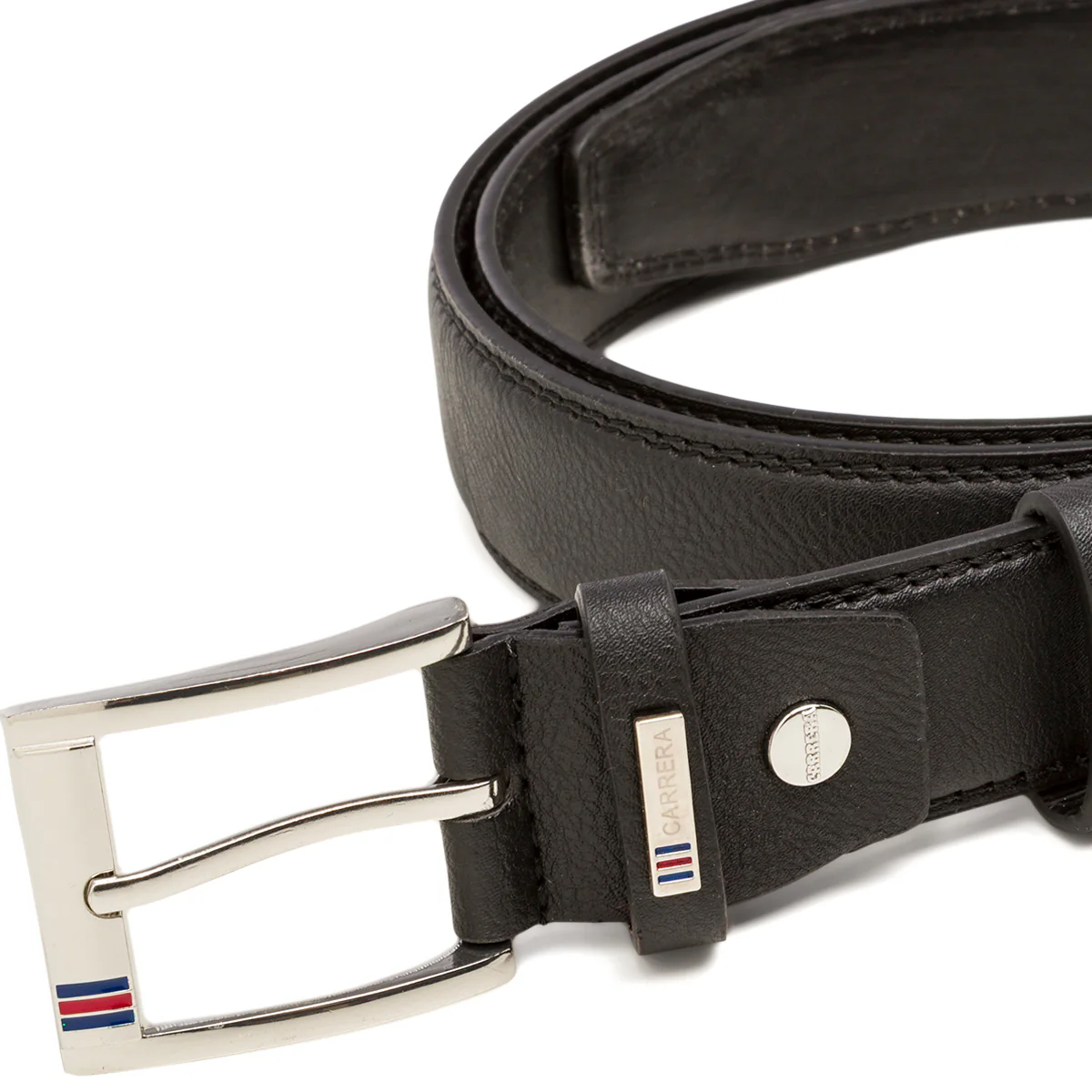 Cintura nera da Uomo con fibbia in metallo Carrera Jeans - Image 2