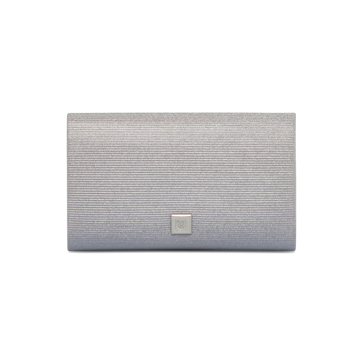 Clutch argento con glitter e strass da donna Lora Ferres - Image 2