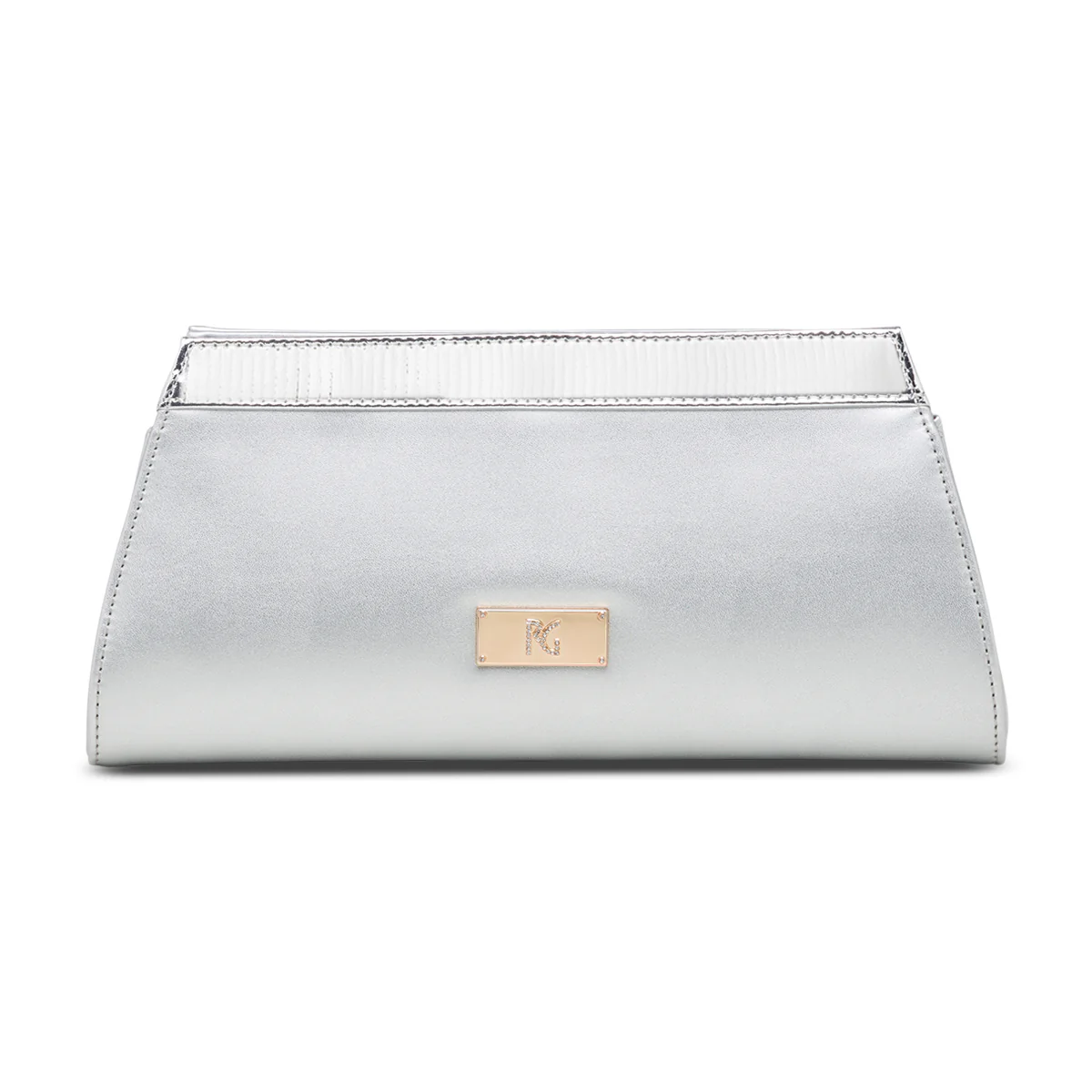 Clutch argento da donna Romeo Gigli Milano Viola