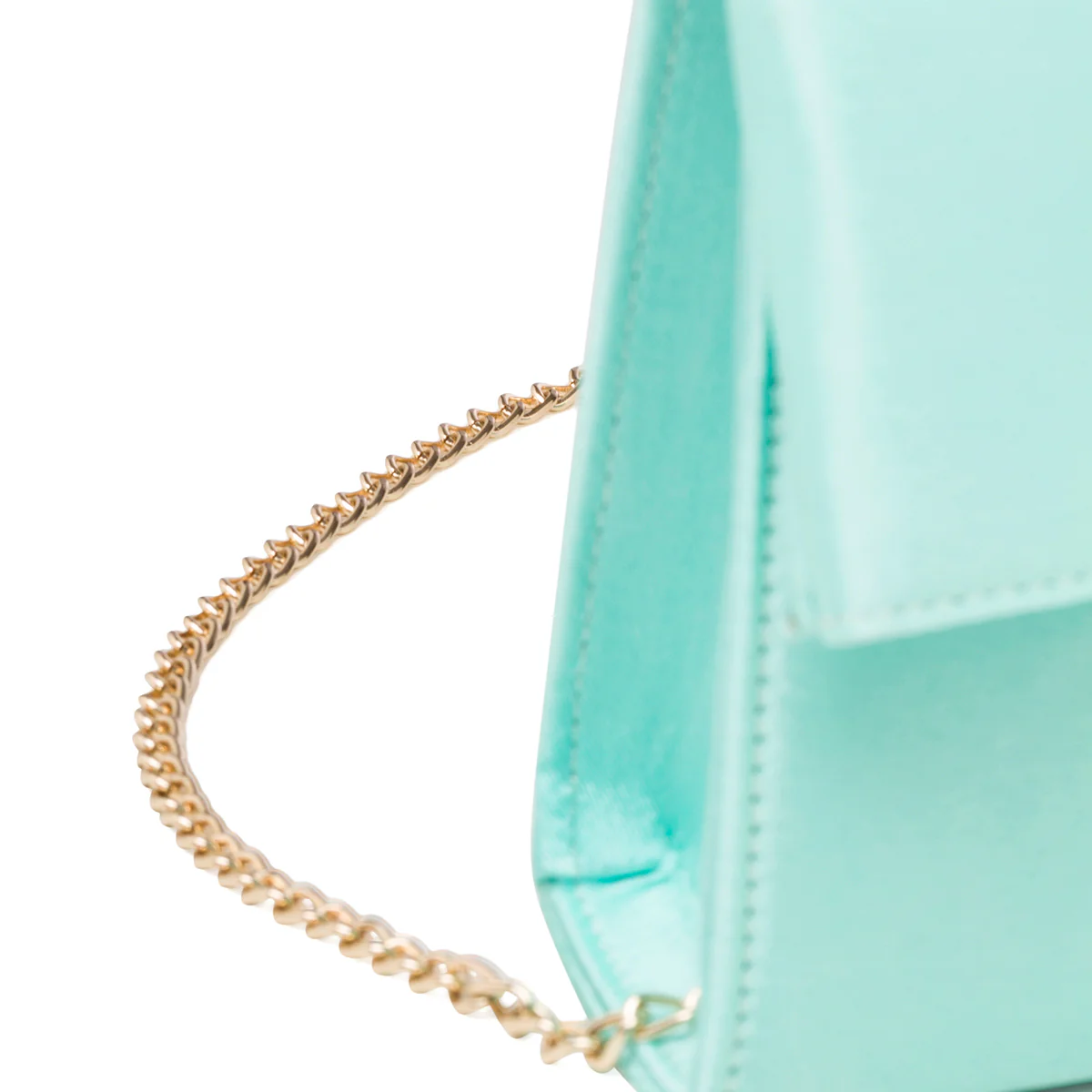 Clutch azzurra in raso da donna Romeo Gigli Milano Yasu - Image 5