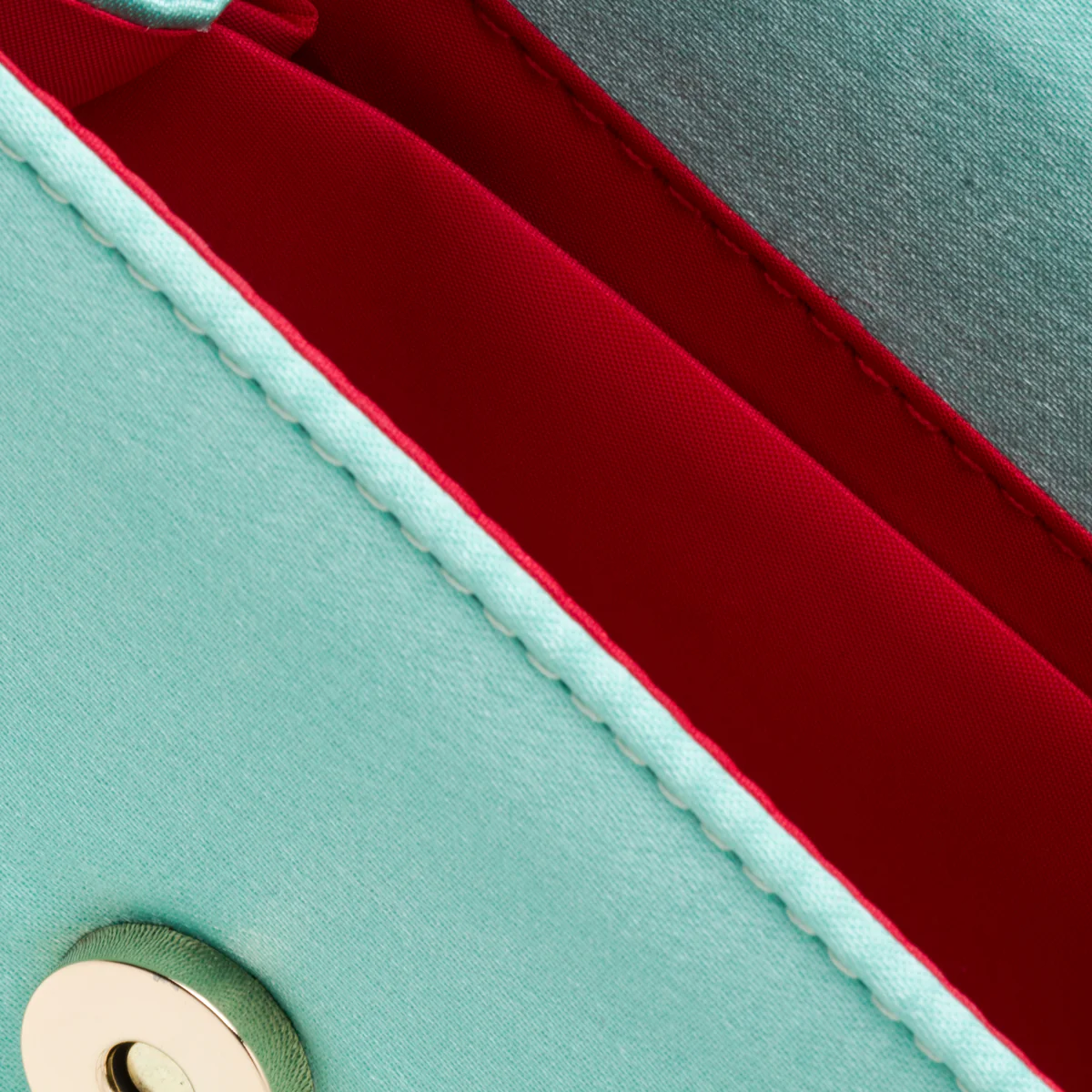 Clutch azzurra in raso da donna Romeo Gigli Milano Yasu - Image 6