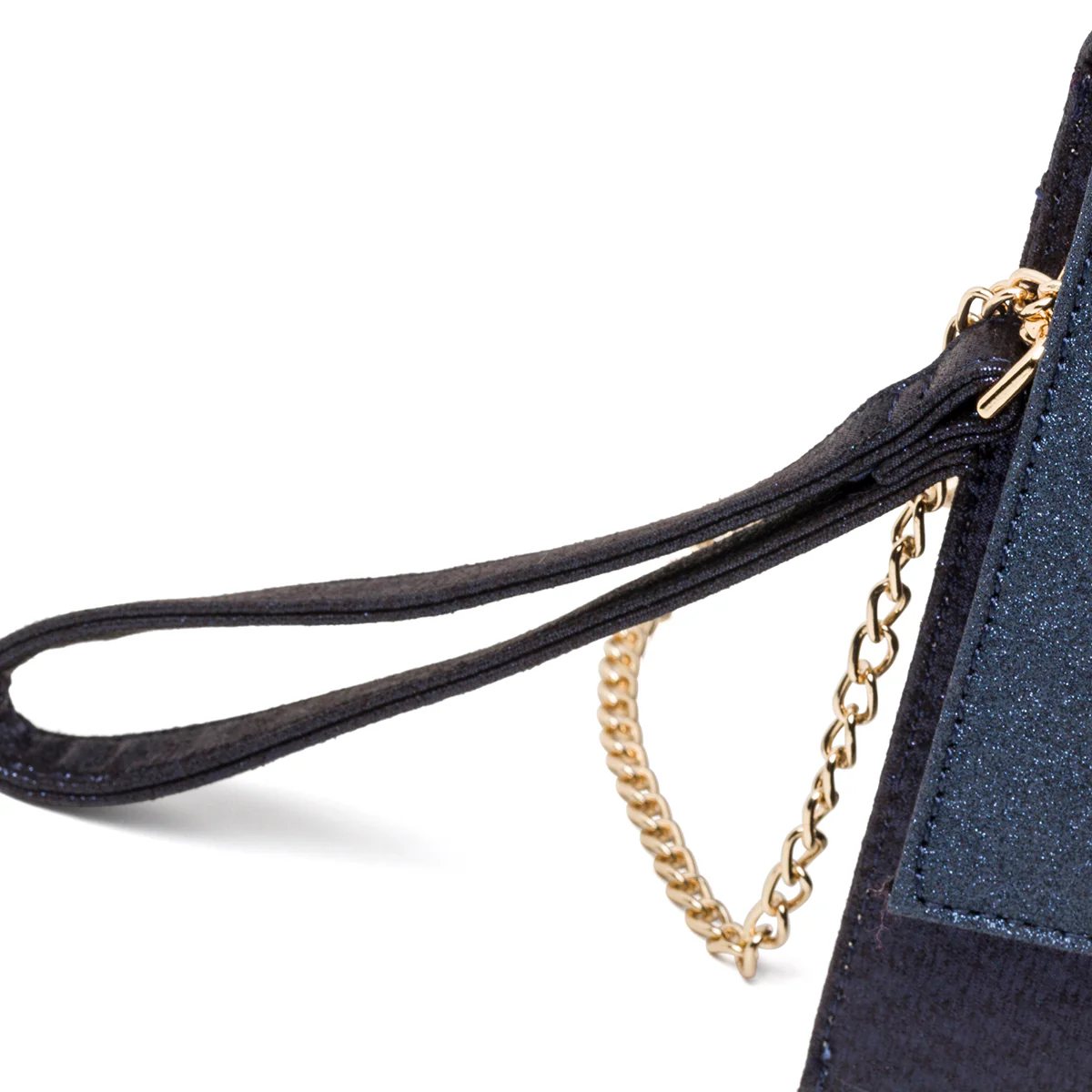 Clutch blu glitterata da donna Romeo Gigli Milano Uliana - Image 5