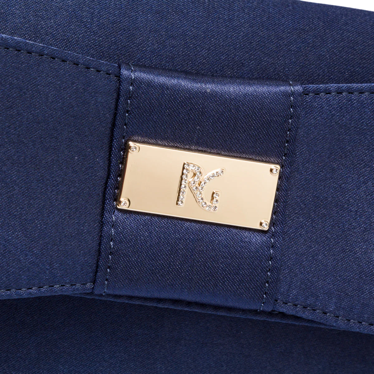 Clutch blu in raso da donna Romeo Gigli Milano Yasu - Image 5