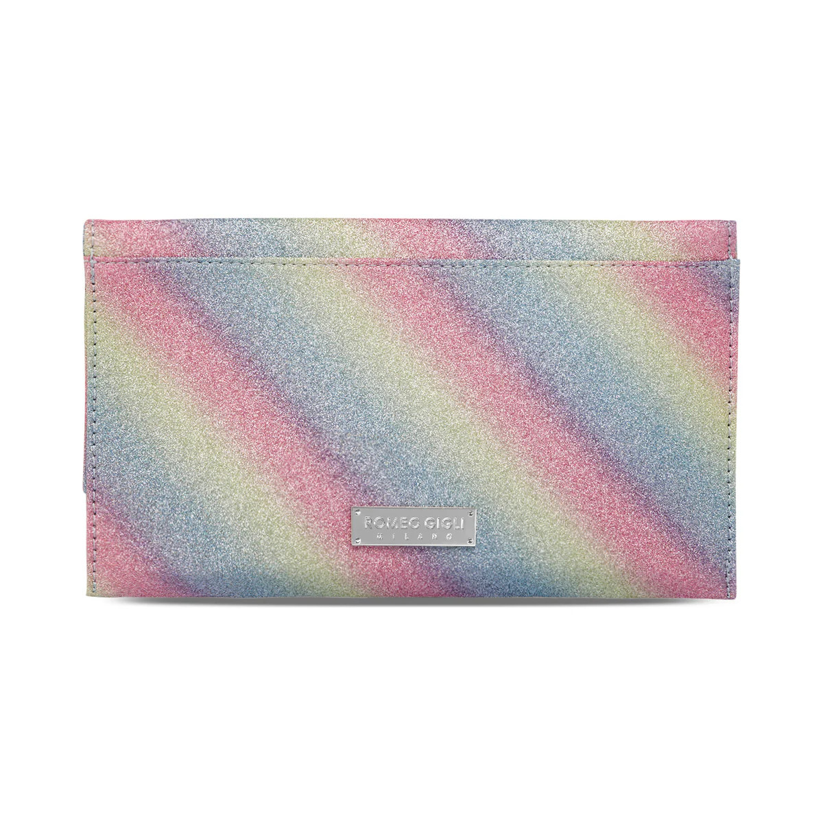 Clutch da donna multicolore con glitter e strass Romeo Gigli Milano Stacey - Image 2