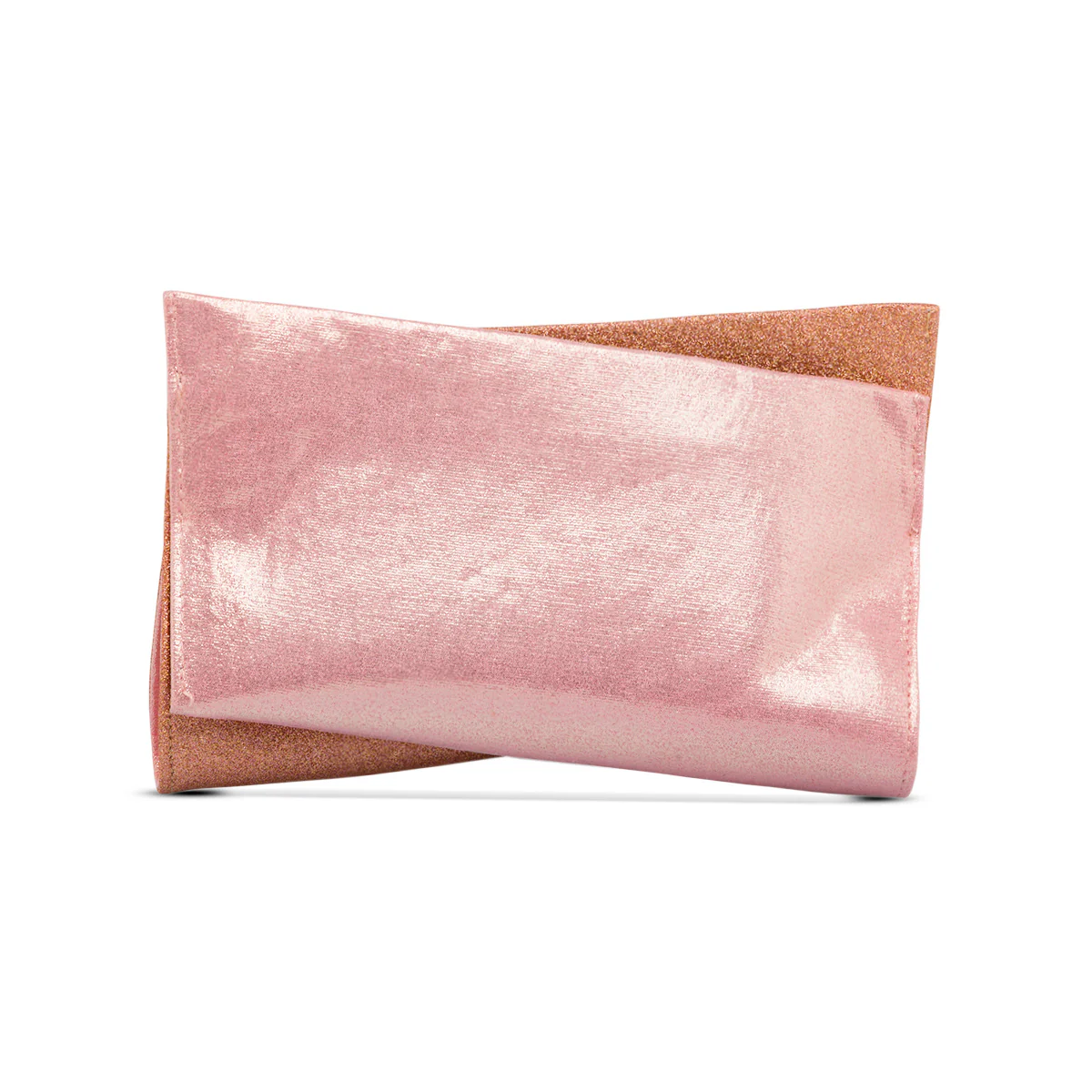 Clutch da donna rosa con glitter Romeo Gigli Milano Kimi - Image 2