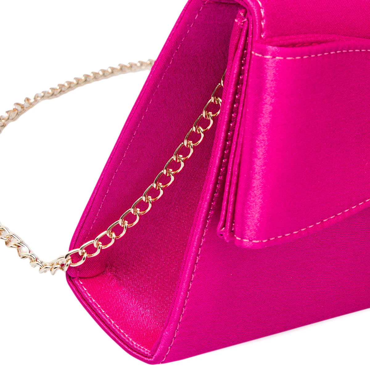 Clutch fucsia in raso da donna Romeo Gigli Milano Yasu - Image 3
