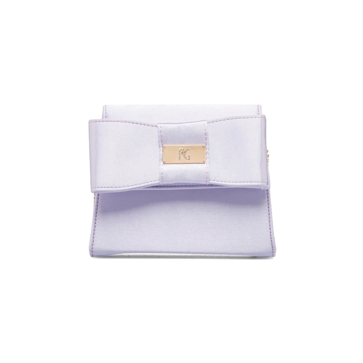 Clutch lilla in raso da donna Romeo Gigli Milano Yasu