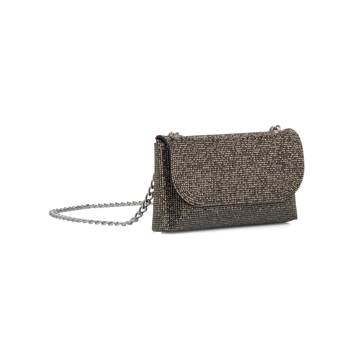 Clutch nera da donna con strass Lora Ferres