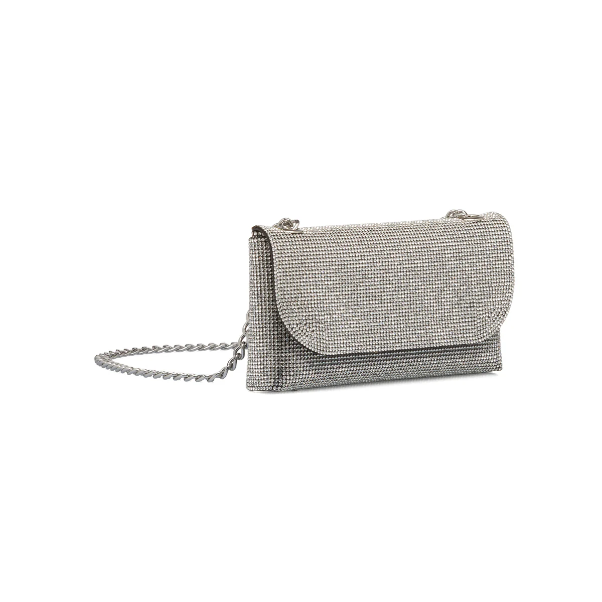 Clutch nera da donna con strass Lora Ferres