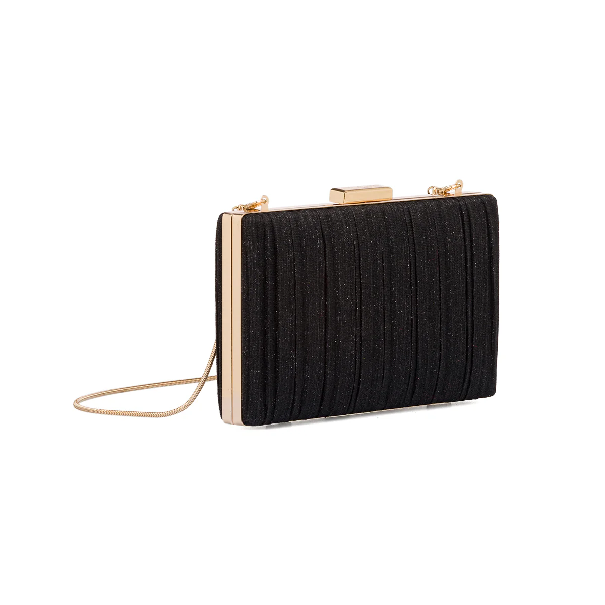 Clutch nera glitterata da donna Romeo Gigli Milano Eleos - Image 2