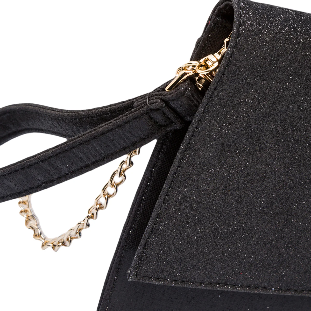 Clutch nera glitterata da donna Romeo Gigli Milano Uliana - Image 5
