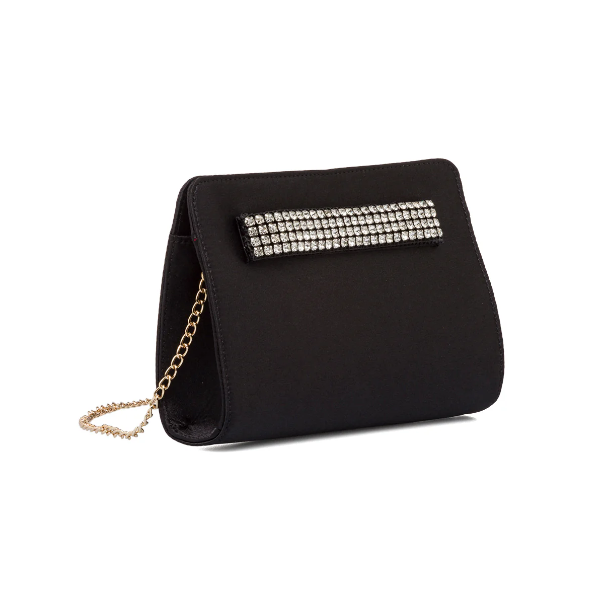 Clutch nera in raso da donna Romeo Gigli Milano Diletta - Image 3