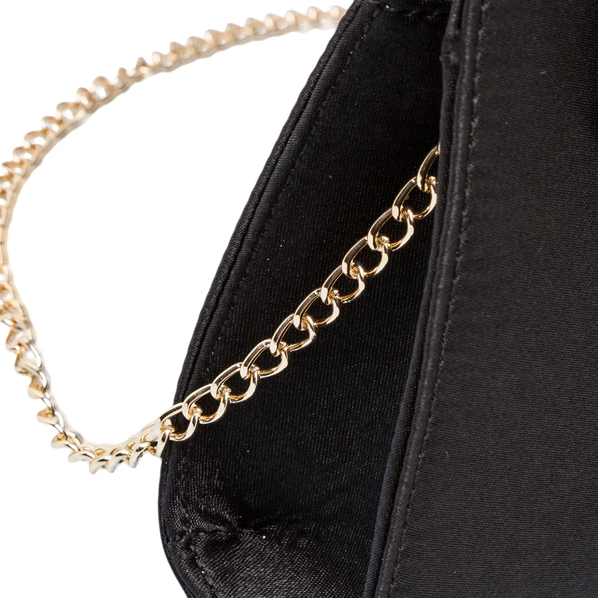 Clutch nera in raso da donna Romeo Gigli Milano Diletta - Image 4