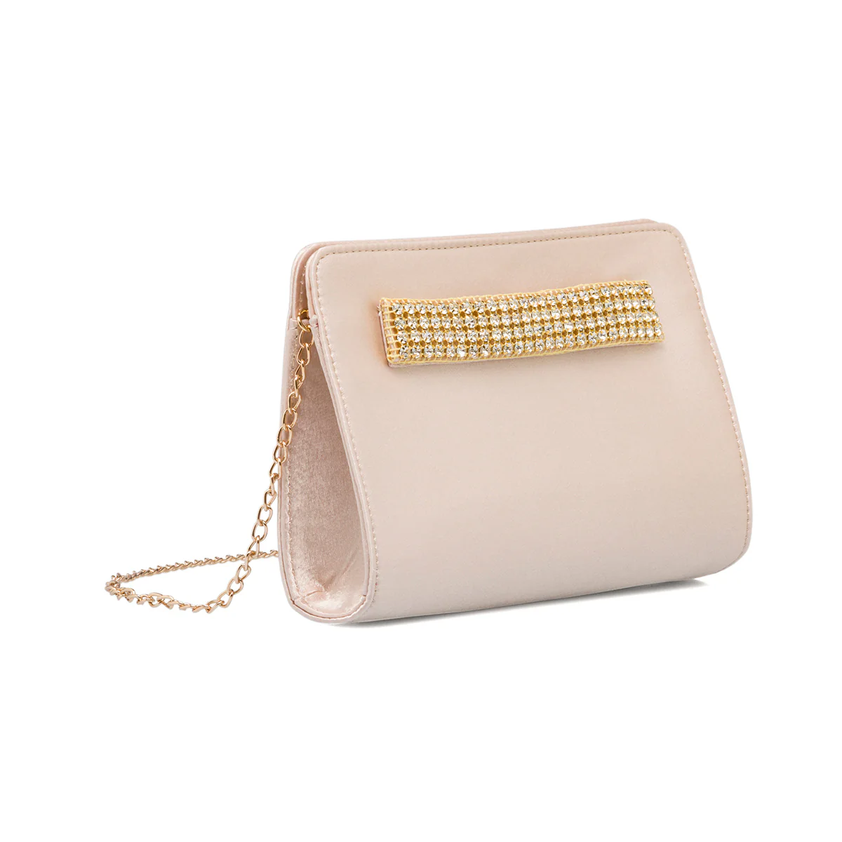 Clutch nude in raso da donna Romeo Gigli Milano Diletta - Image 3