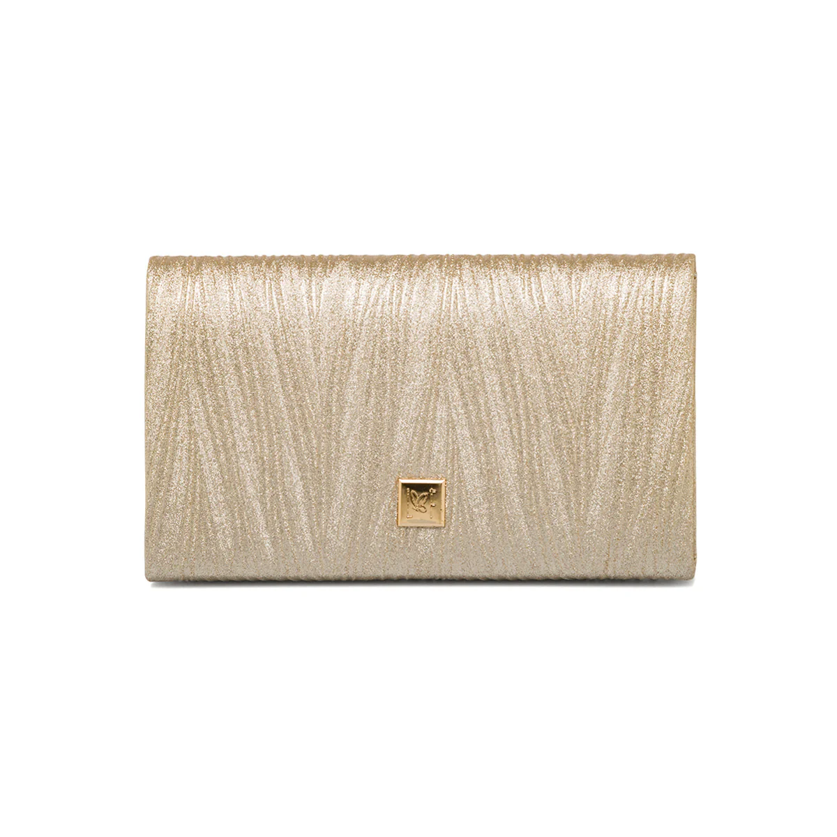 Clutch oro con glitter da donna Lora Ferres - Image 2