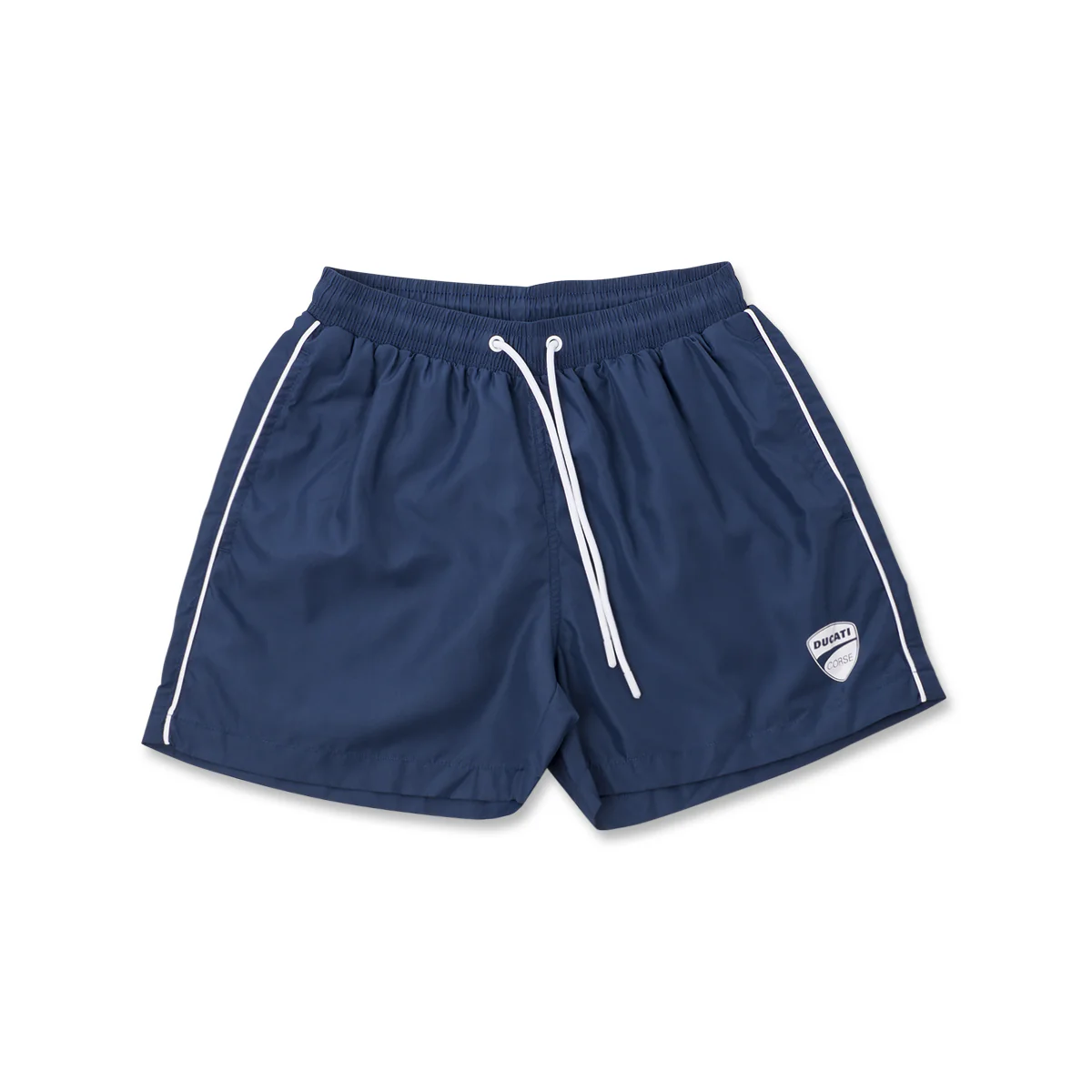 Costume da bagno blu da Uomo con profili bianchi Ducati Corse