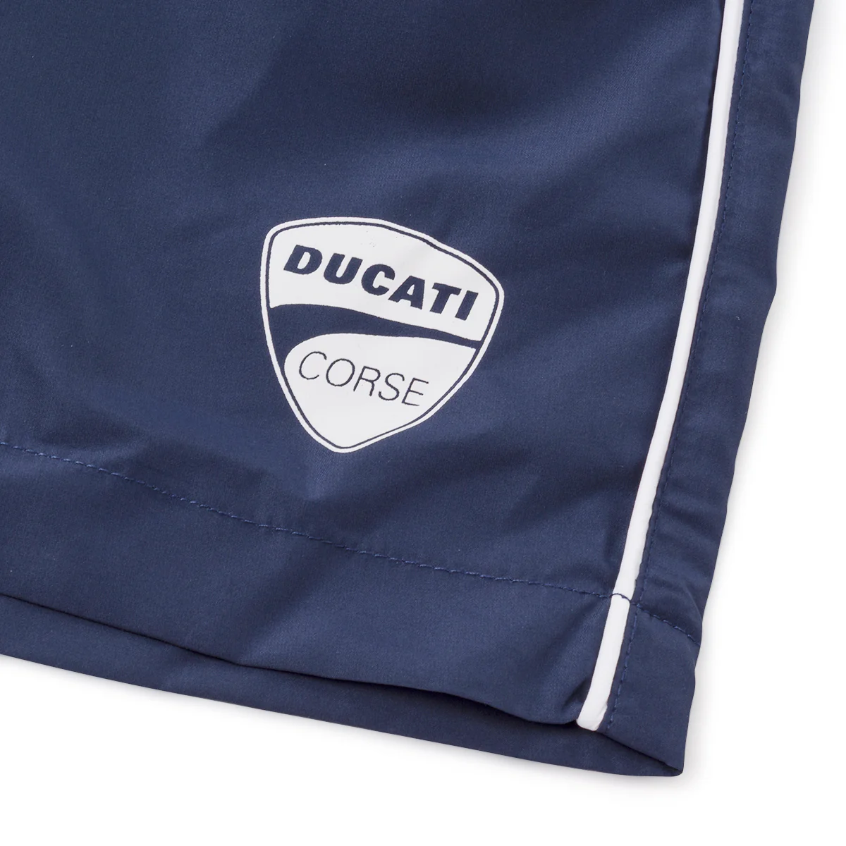 Costume da bagno blu da Uomo con profili bianchi Ducati Corse - Image 3