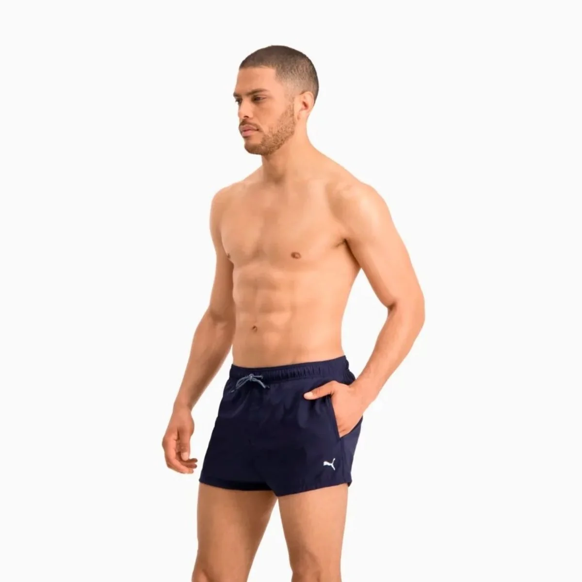 Costume da bagno blu navy da uomo Puma Swim Short - Image 2