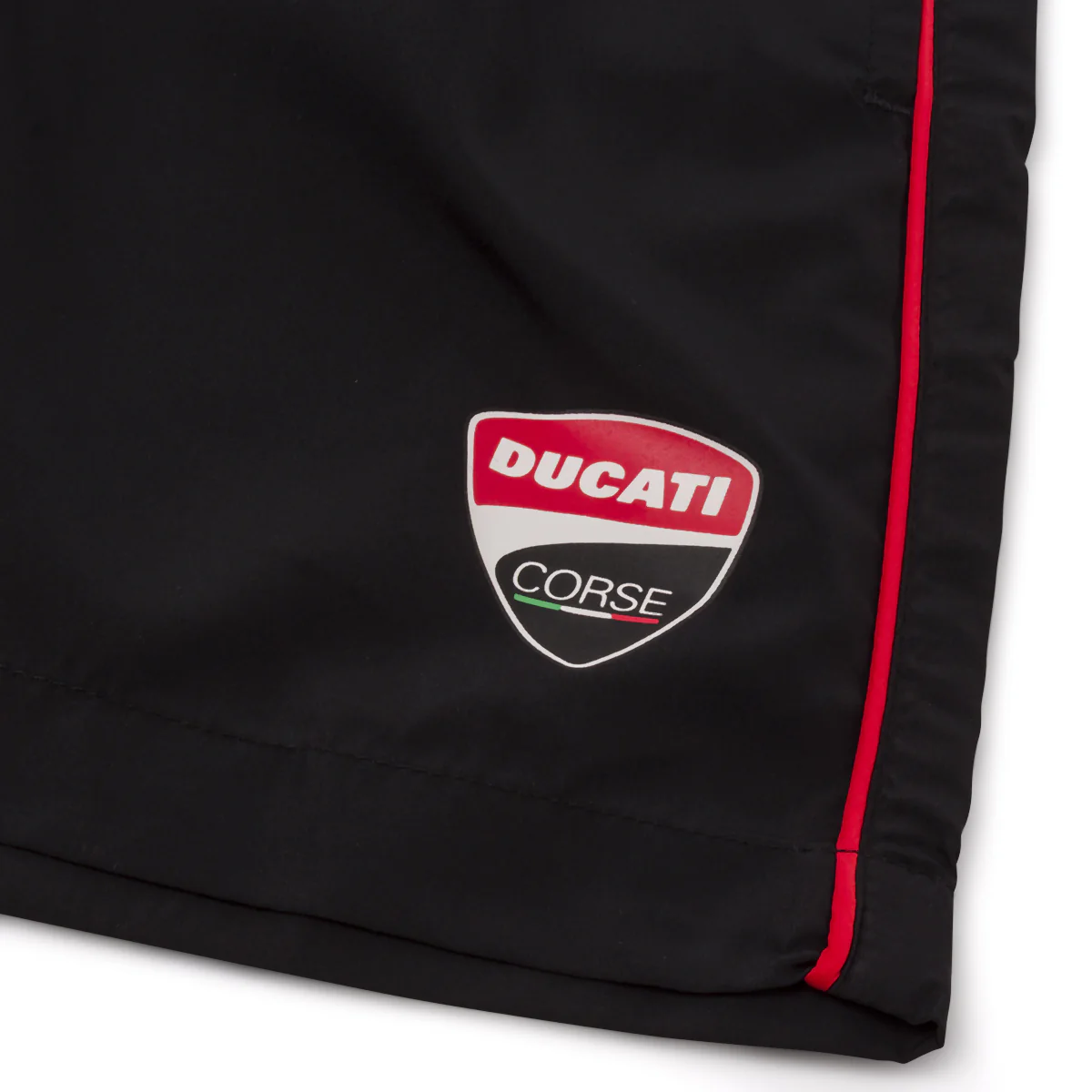Costume da bagno neri da Uomo sportivi con logo Ducati Corse - Image 3